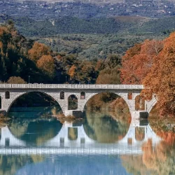 Gorica Bridge, Berat, Albania.